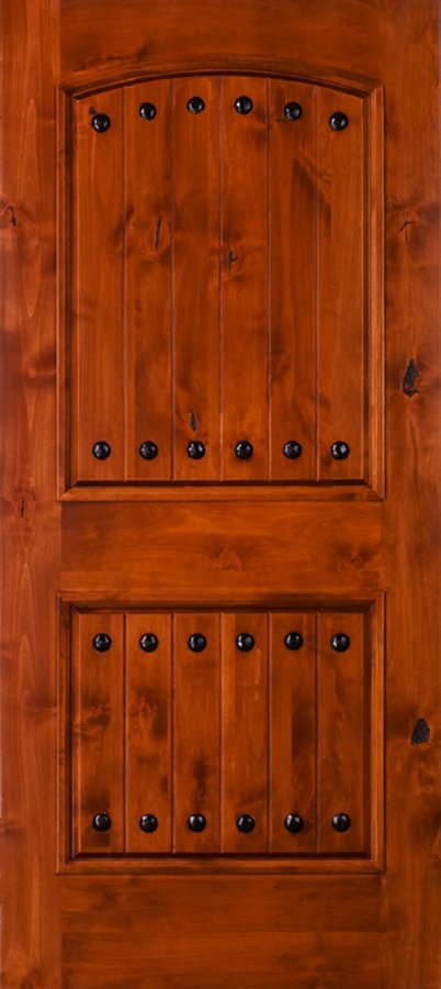 exterior alder wood door